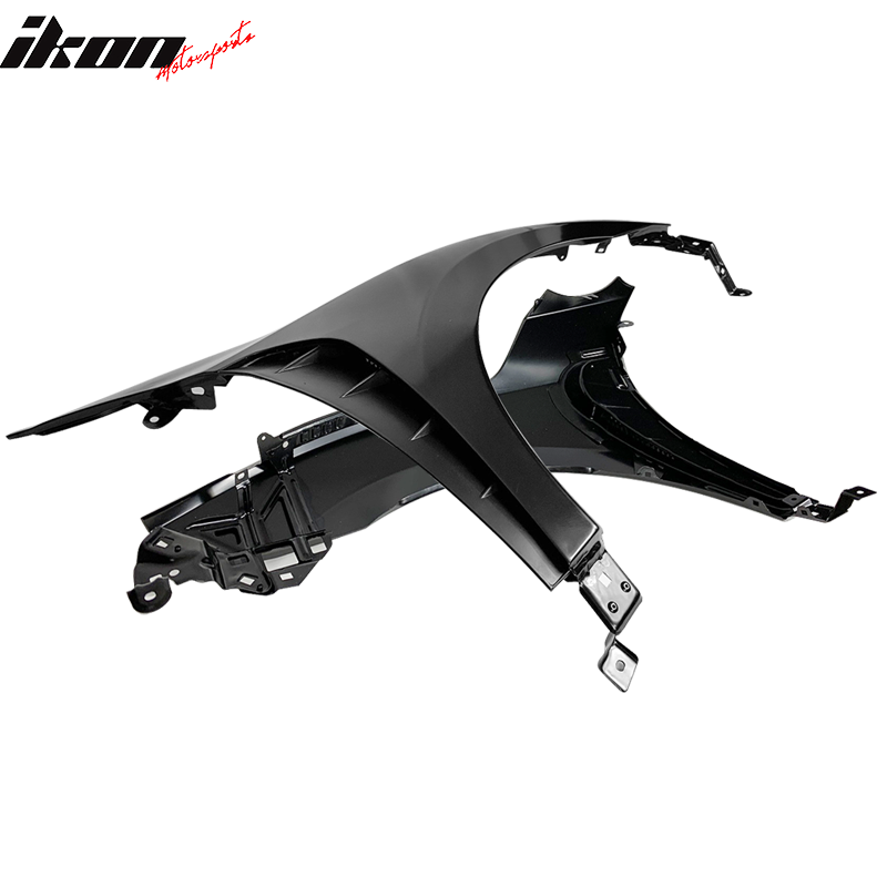 2016-2020 Honda Civic Type-R Front Fender Flares Trim w/ Insert Steel