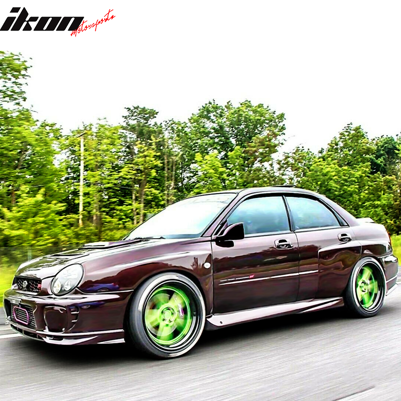 2002-2003 Subaru Impreza WRX STi Unpainted Front Wide Fender Kits FRP