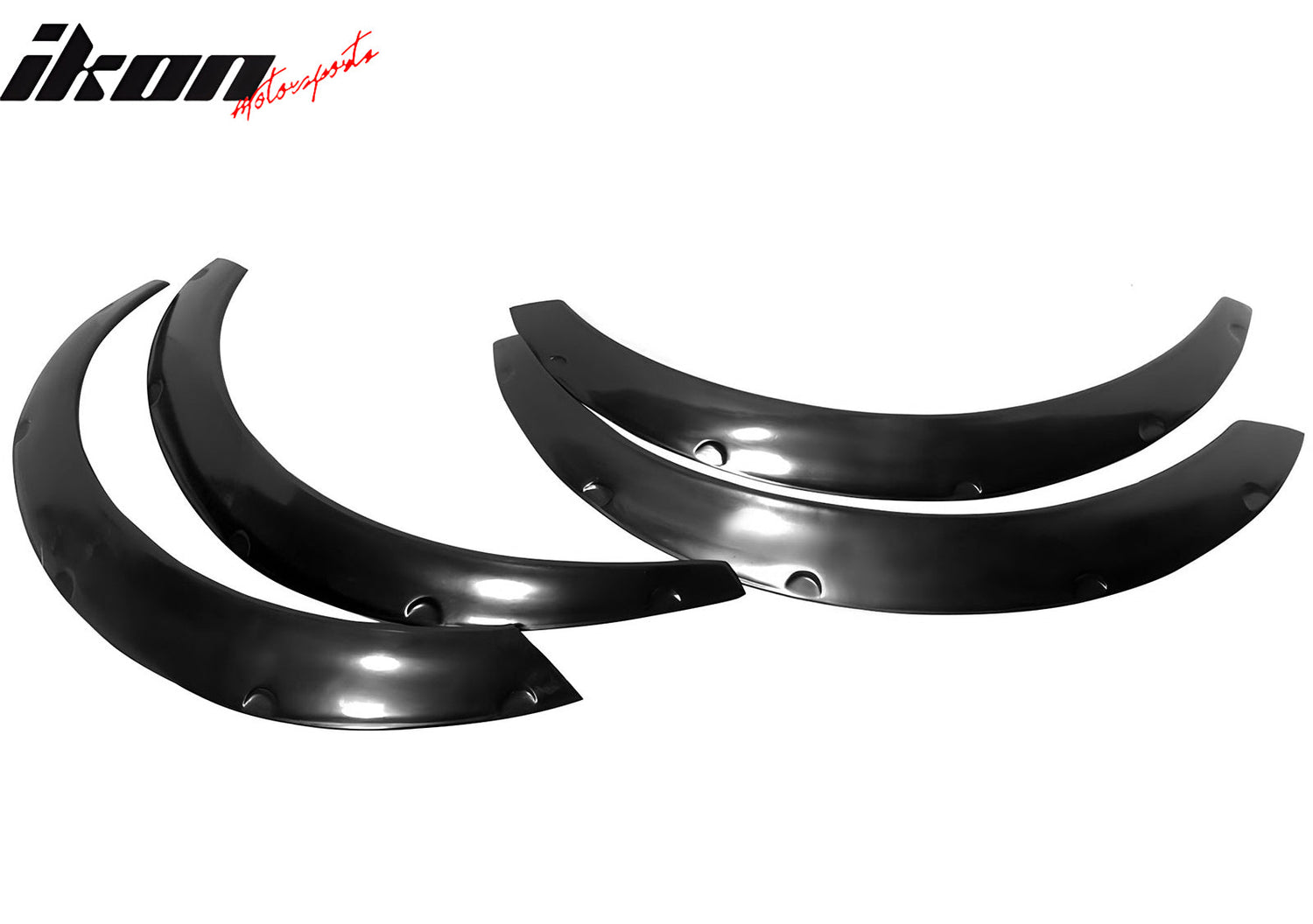 Fender Flares For 1984-1992 BMW E30 3-Series Coupe PU Black MDP Style