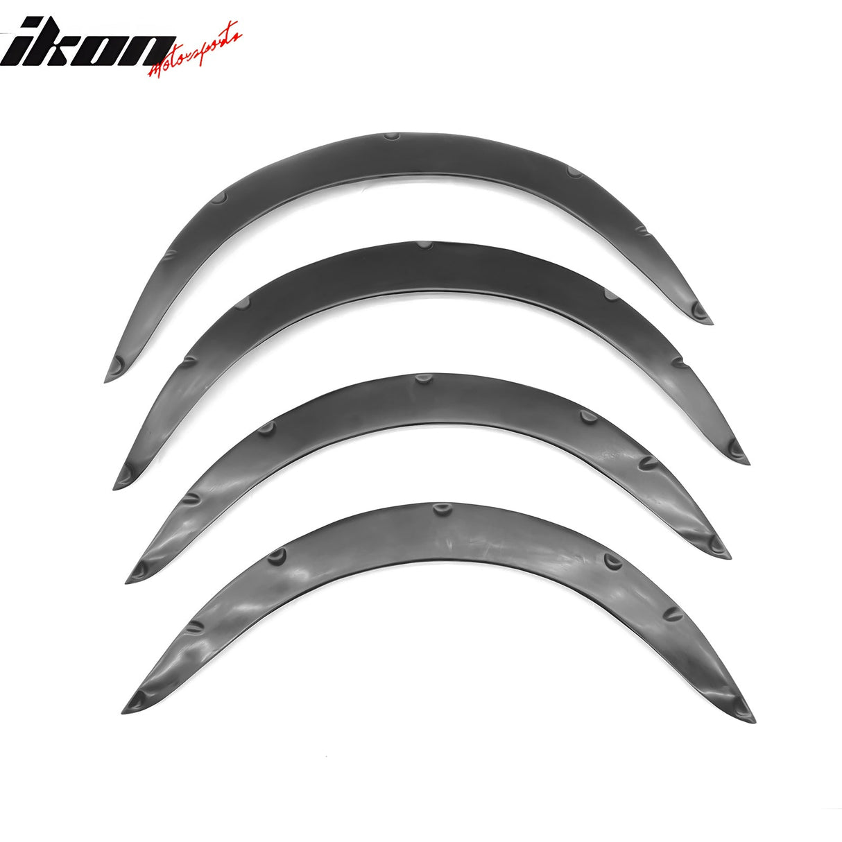 Fits Universal Fender Flares PU Unpainted Wheel Cover Protector 4PCS