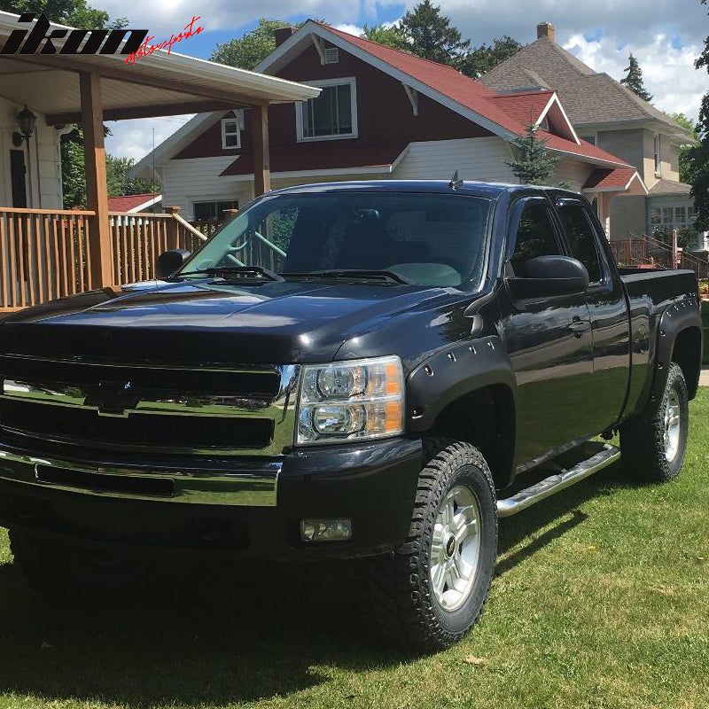 2007-2014 Chevy Silverado 1500 2500HD 3500HD 6.5 8Ft Bed Fender Flares