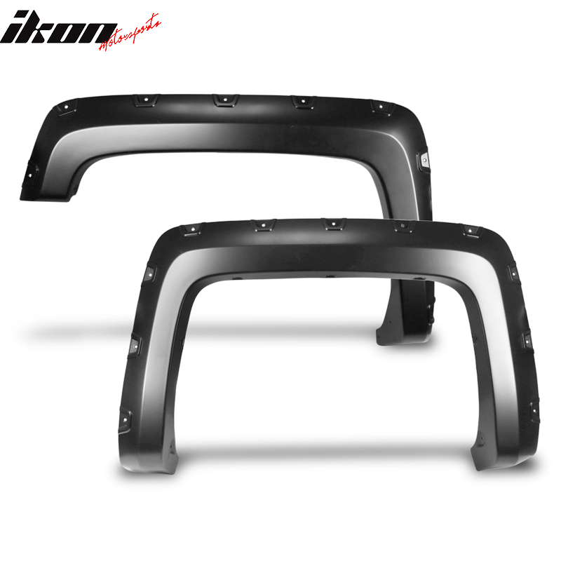 2014-2018 Chevy Silverado 1500 6.5Ft 8Ft Long Bed Fender Flares 4PC