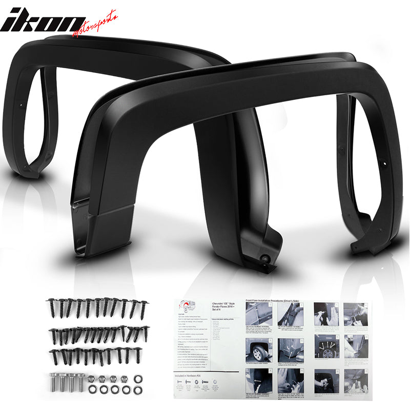 2014-2018 Chevy Silverado 1500 2500HD 3500HD Fender Flares OE Style PP