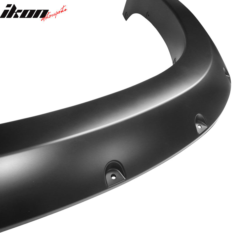 2019-2022 Chevy Silverado 1500 Pocket Fender Flare Smooth Black PP 4PC