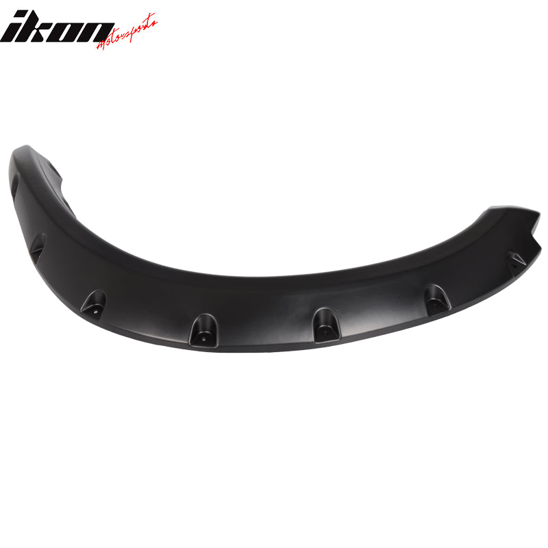 2009-2018 Dodge Ram Pocket Rivet Style Black Fender Flares PP Smooth