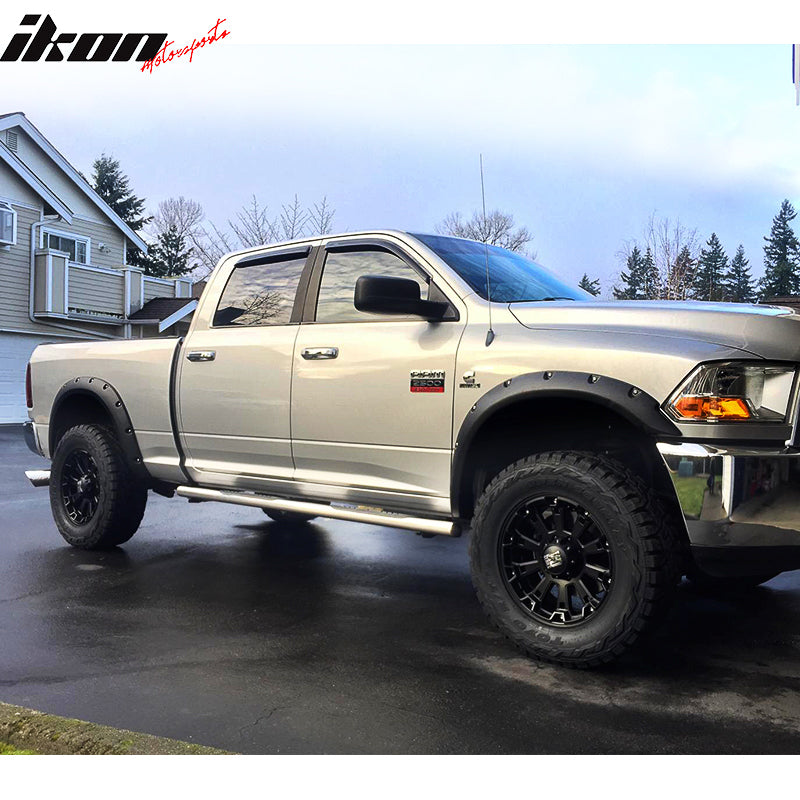 2010-2018 Dodge Ram 2500 3500 Pocket Rivet Style 4PCS Fender Flares PP
