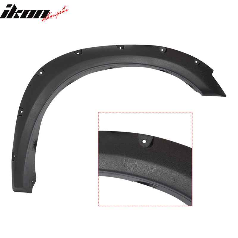 2010-2018 Dodge Ram 2500 3500 Pocket Rivet Style 4PCS Fender Flares PP