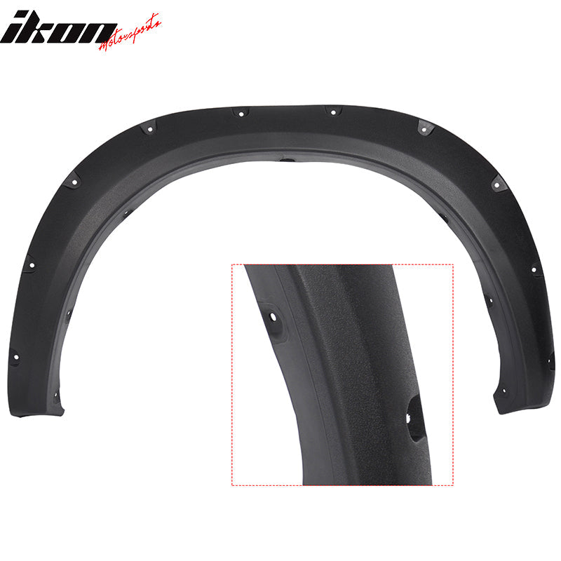 2010-2018 Dodge Ram 2500 3500 Pocket Rivet Style 4PCS Fender Flares PP