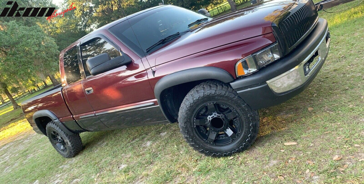 1994-2001 Dodge Ram Textured Black Fender Flares PP