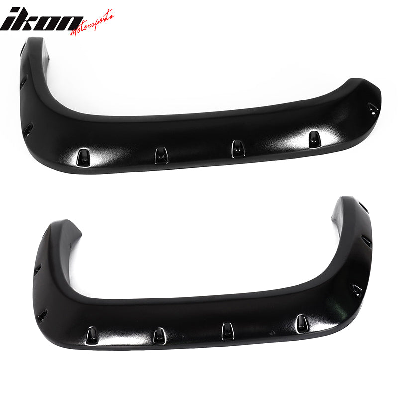 1994-2002 Dodge Ram Pocket Rivet Textured Black Fender Flares ABS 4PC