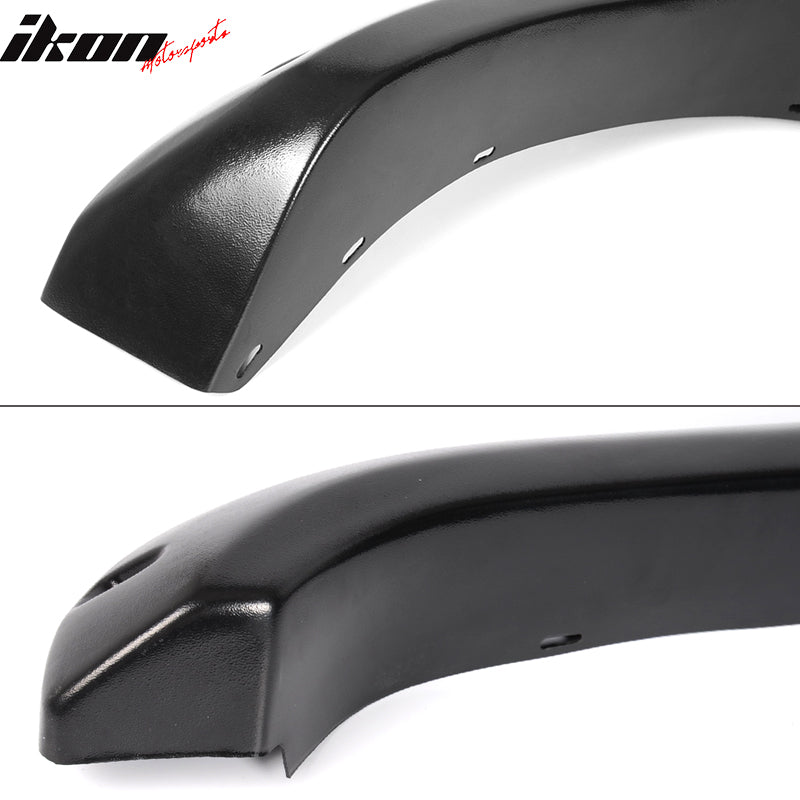 1994-2002 Dodge Ram Pocket Rivet Textured Black Fender Flares ABS 4PC