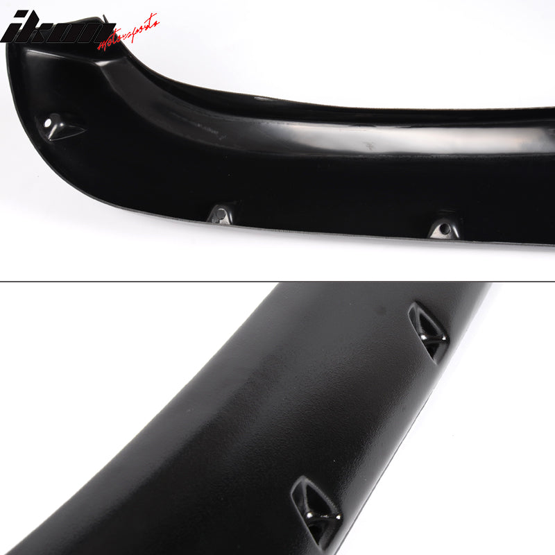 1994-2002 Dodge Ram Pocket Rivet Textured Black Fender Flares ABS 4PC