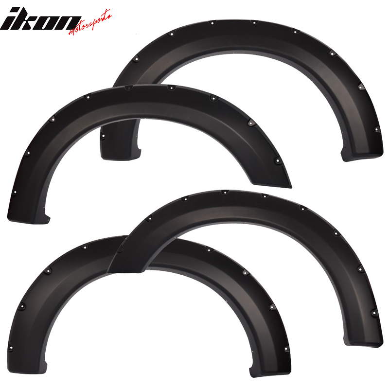 2004-2008 Ford F-150 Mark LT Pocket Rivet Style 4PCS Fender Flares PP