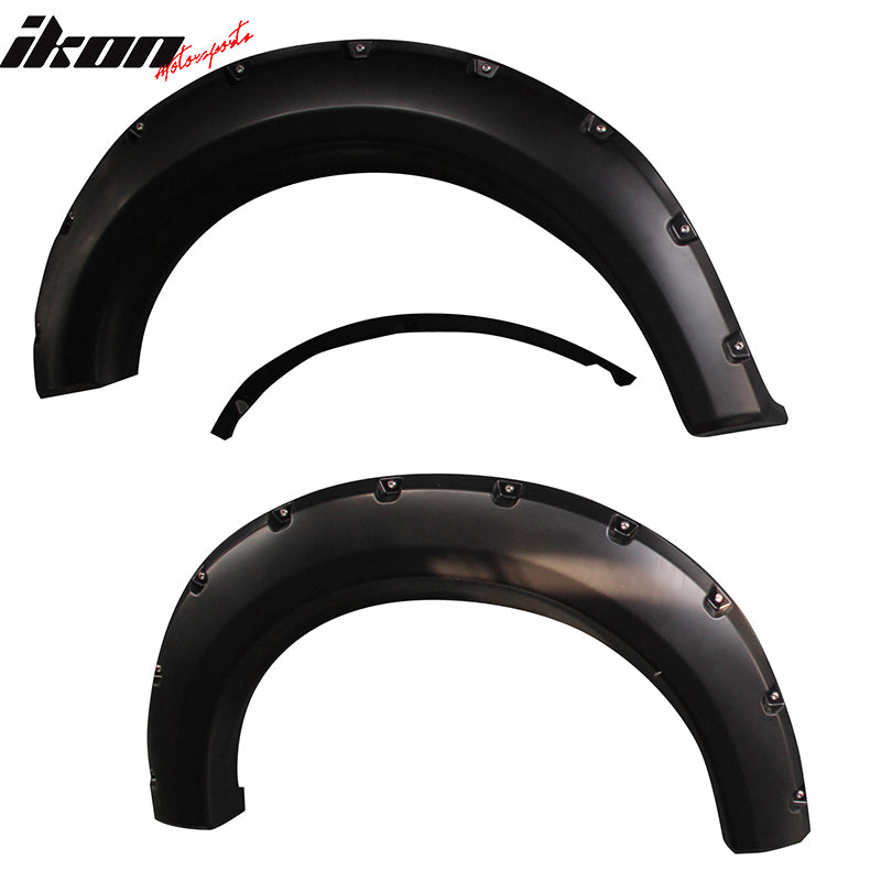 2009-2014 Ford F150 5.5 6.5 8Ft Bed Fender Flares Wheel Trim Cover 4PC