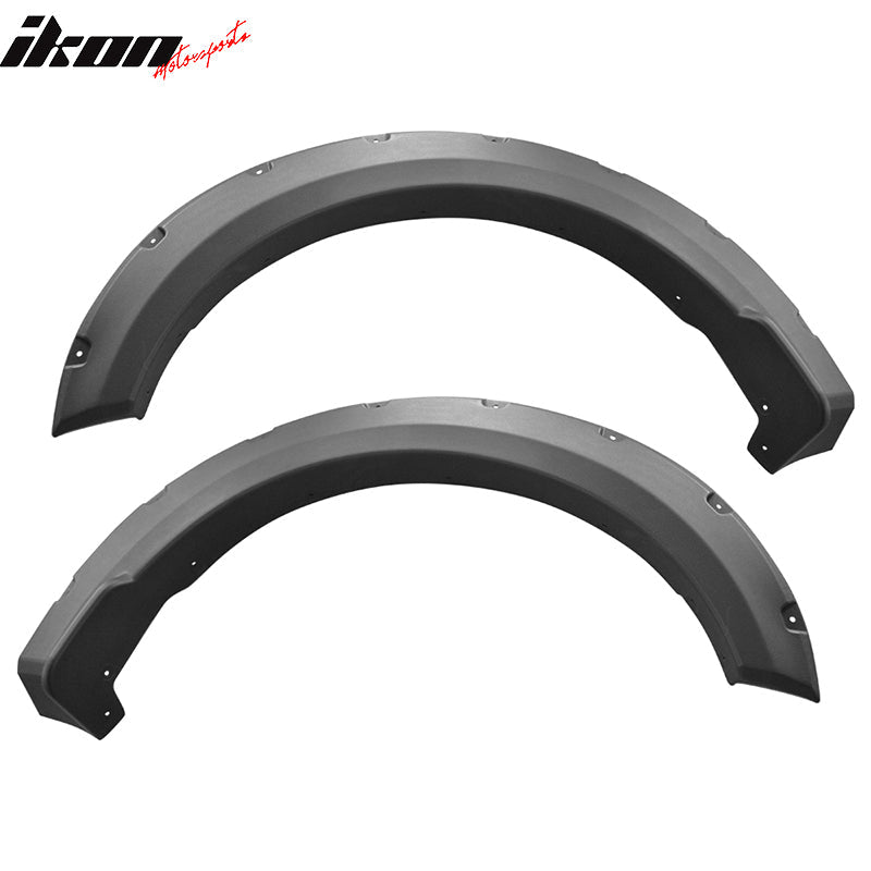 2015-2017 Ford F-150 Black Wheel Fender Flares Cover Body Kit