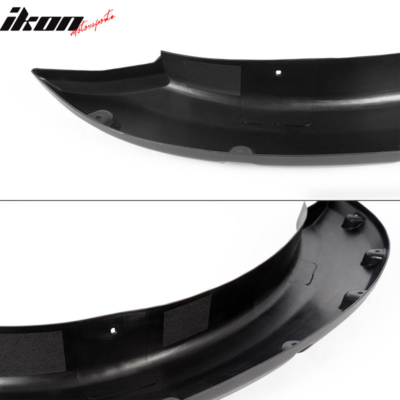 1999-2007 Ford F250 350 Super Duty Black Fender Flares Set PP 4PCS