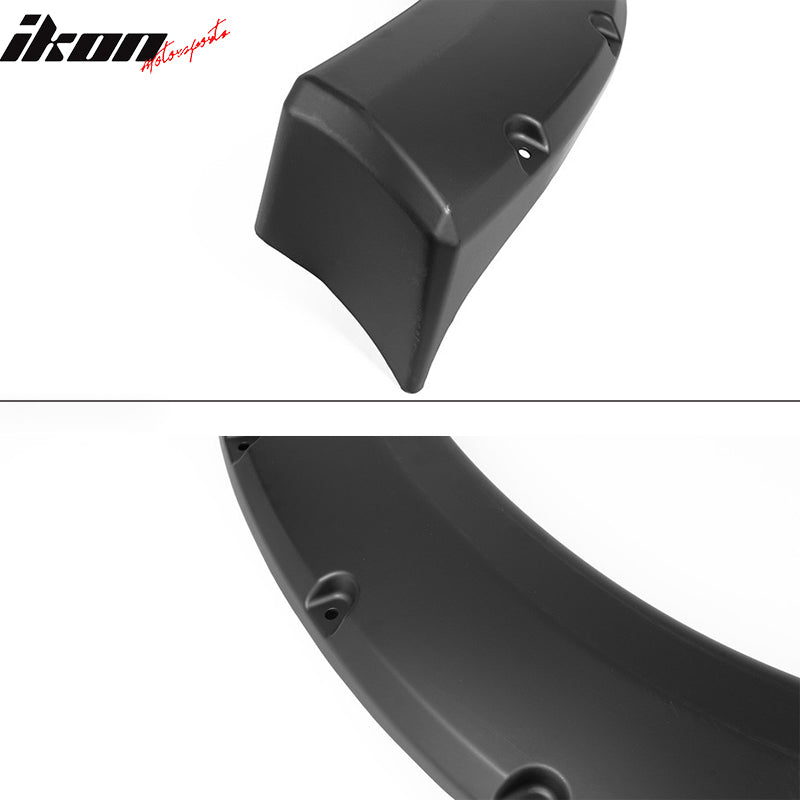 1999-2007 Ford F250 350 Super Duty Black Fender Flares Set PP 4PCS