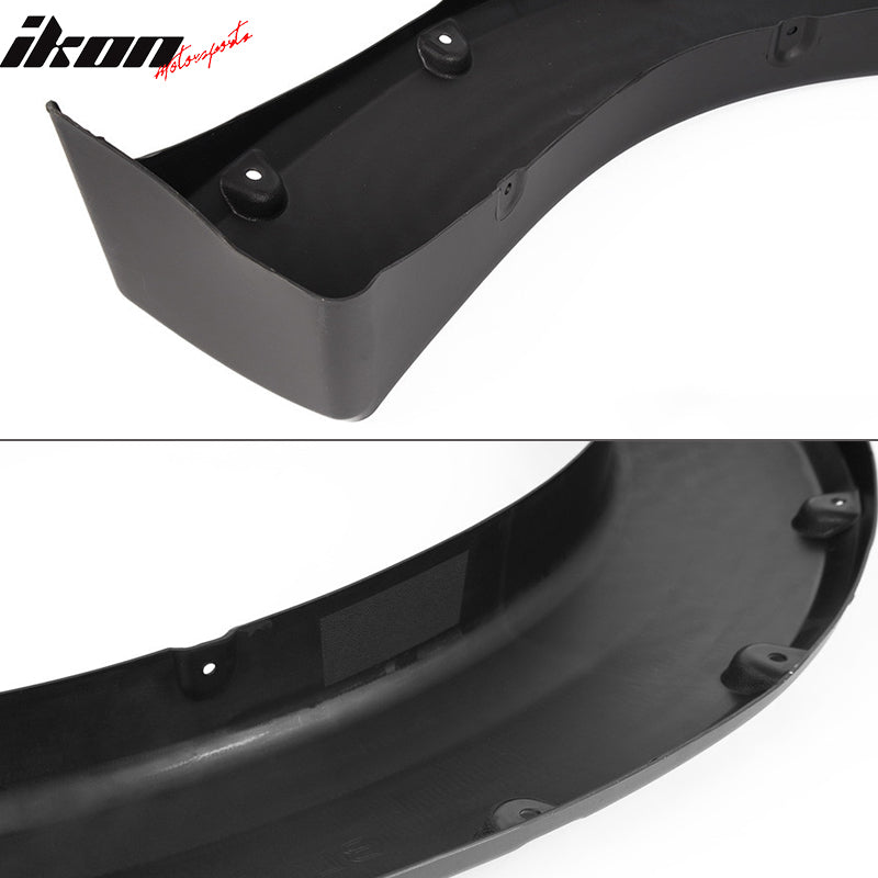 1999-2007 Ford F250 350 Super Duty Black Fender Flares Set PP 4PCS