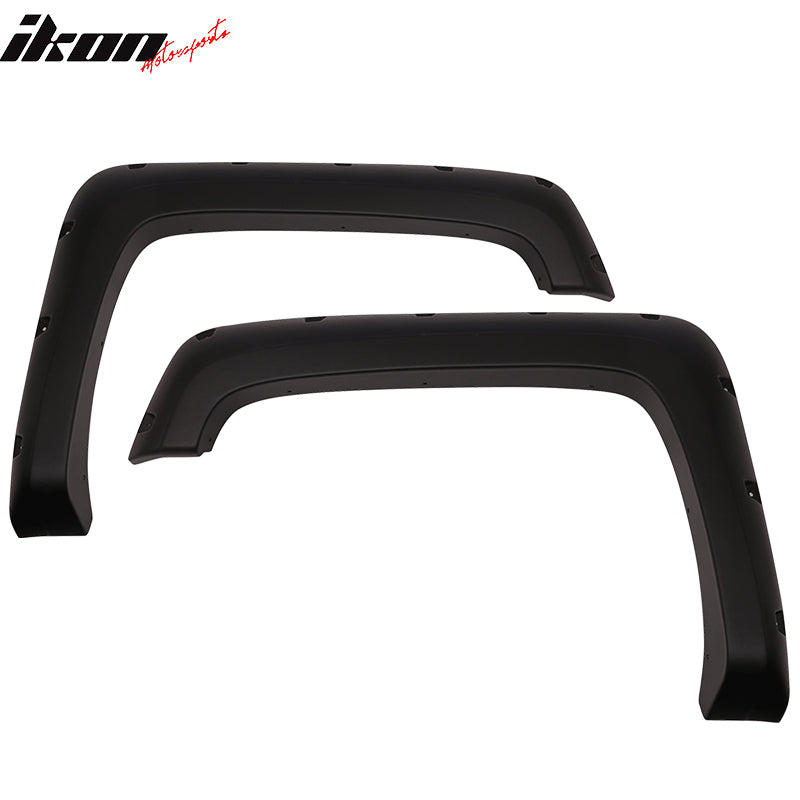 2014-2016 GMC Sierra 1500 Denali 69.3" Pocket Rivet Fender Flares ABS