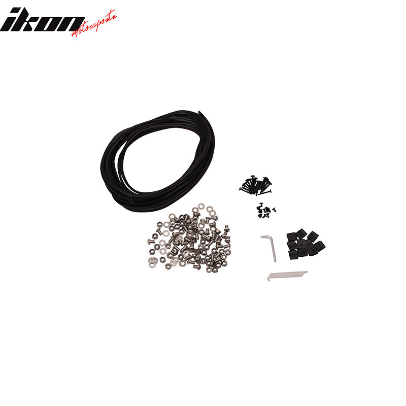 2014-2016 GMC Sierra 1500 Denali 69.3" Pocket Rivet Fender Flares ABS