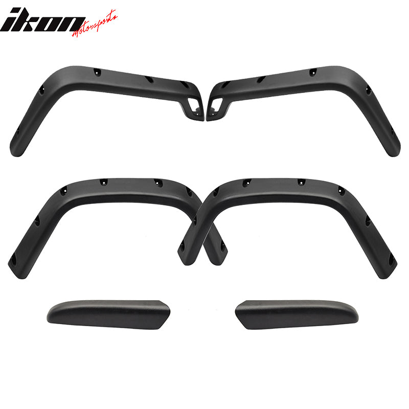 1997-2006 Jeep Wrangler TJ Sport Utility 7" Wide Black Fender Flares