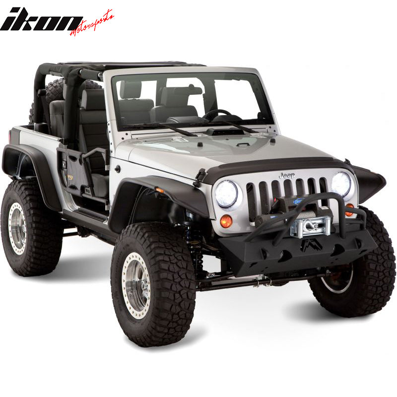 2007-2017 Jeep Wrangler JK 2 4DR Fender Flares w/ Side Marker Lights