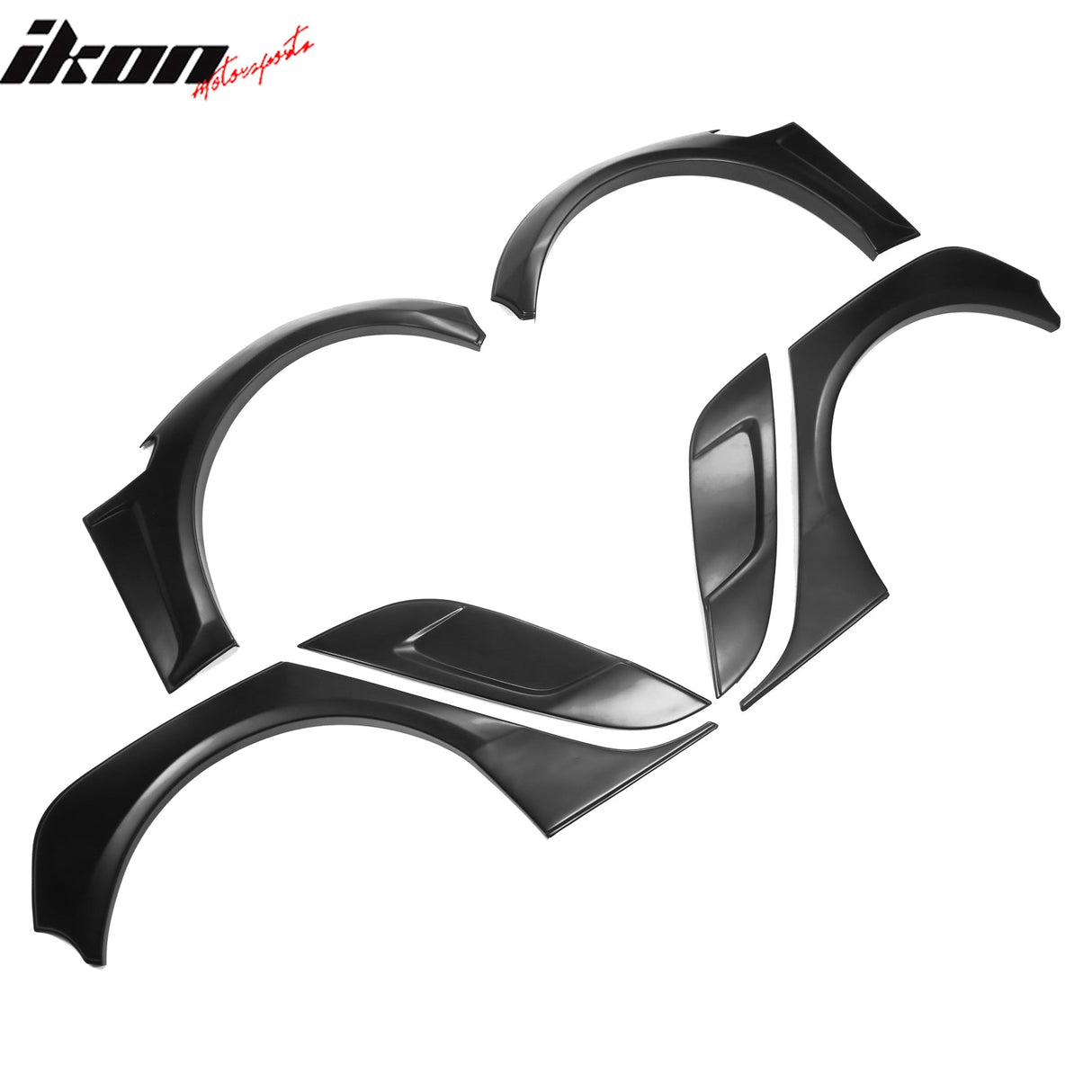 2017-2024 Tesla Model 3 IKON Fender Flares Sanded Wheel Cover ABS 6PCS