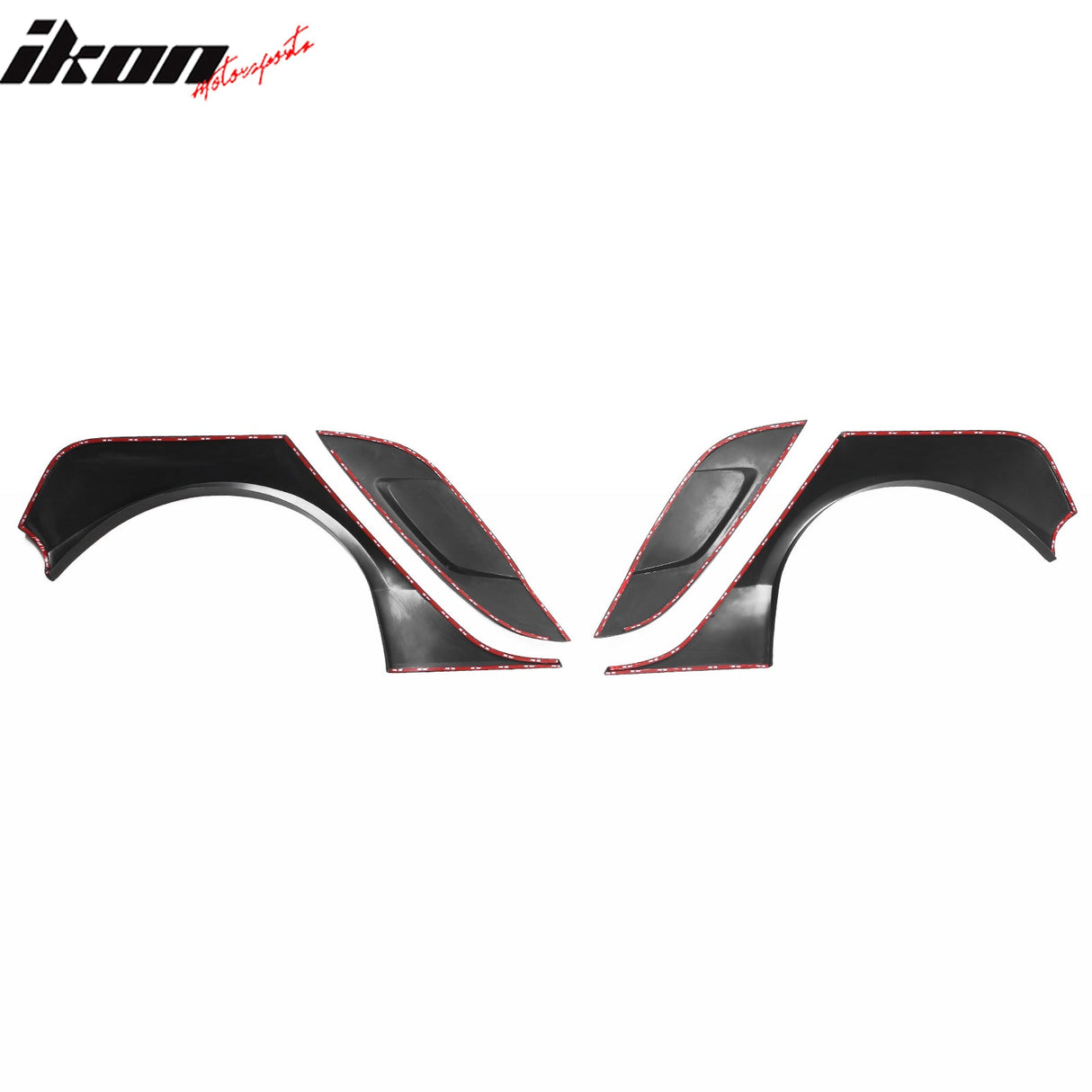 2017-2024 Tesla Model 3 IKON Fender Flares Sanded Wheel Cover ABS 6PCS