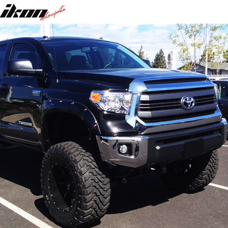 2014-2020 Toyota Tundra Pocket Rivet Style 4PCS Fender Flares Guard PP