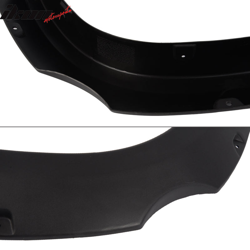 2014-2020 Toyota Tundra Pocket Rivet Style Black Fender Flares PP