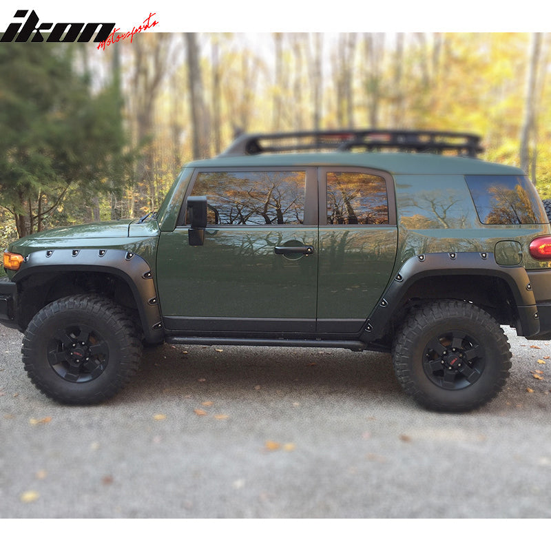 2007-2015 Toyota FJ Cruiser Pocket Fender Flares Wheel Cover ABS 4PC