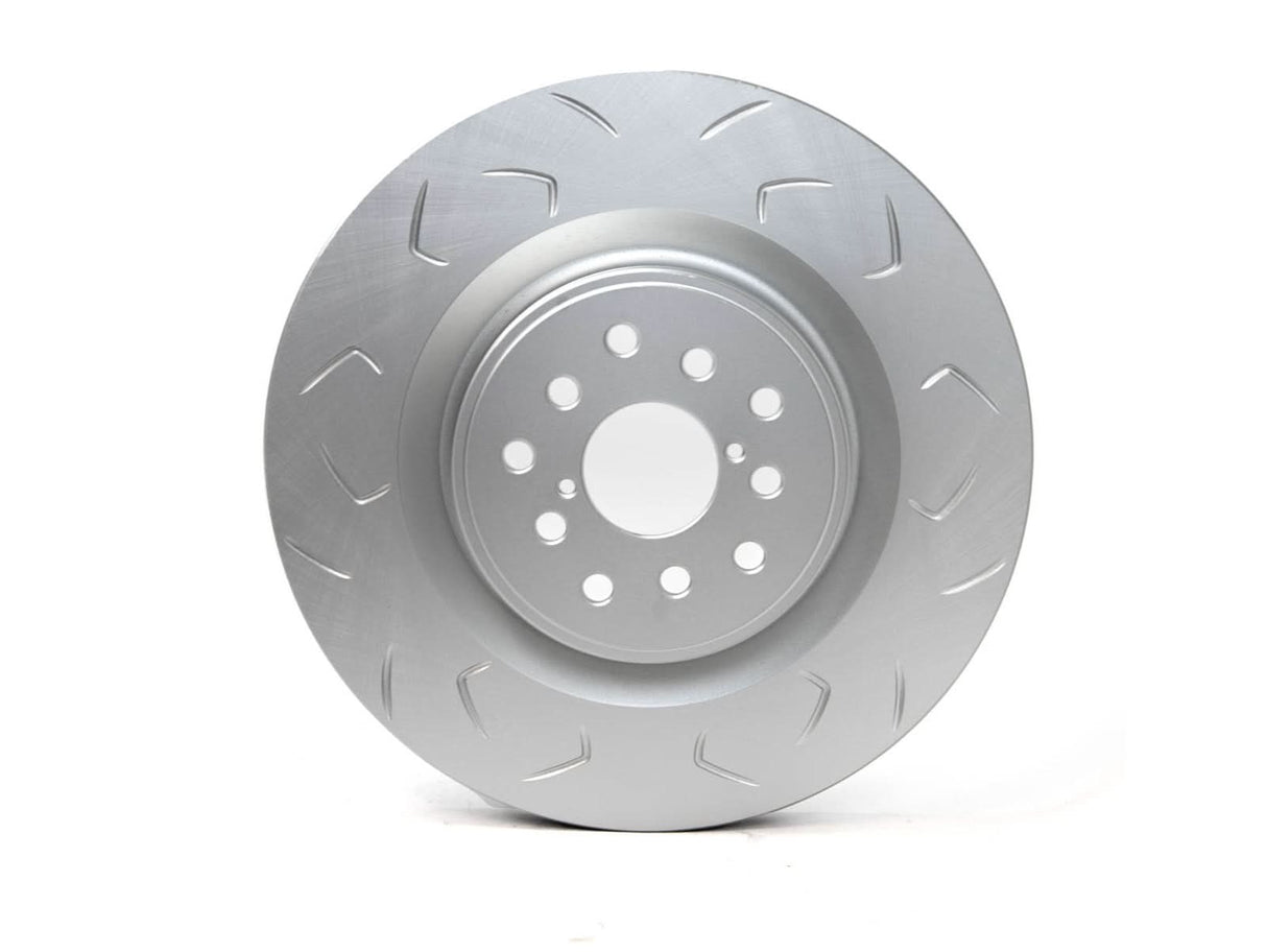 FactionFab Slotted Front Rotor V2 Dual Drilled 5x100/114 Subaru STI 2018-2021