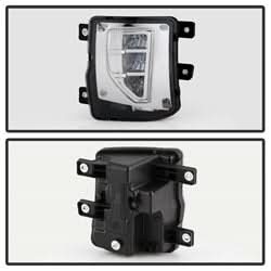 Spyder Chevrolet Silverado 1500 16-18 w/Switch LED Fog Lights Clear
