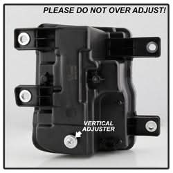 Spyder Chevrolet Silverado 1500 16-18 w/Switch LED Fog Lights Clear