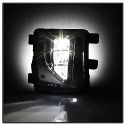 Spyder Chevrolet Silverado 1500 16-18 w/Switch LED Fog Lights Clear