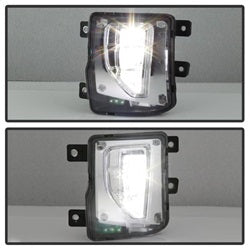 Spyder Chevrolet Silverado 1500 16-18 w/Switch LED Fog Lights Clear