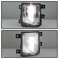 Spyder Chevrolet Silverado 1500 16-18 w/Switch LED Fog Lights Clear