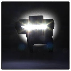 Spyder GMC Sierra 1500 16-18 w/Switch LED Fog Lights Clear