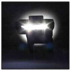 Spyder GMC Sierra 1500 16-18 w/Switch LED Fog Lights Clear