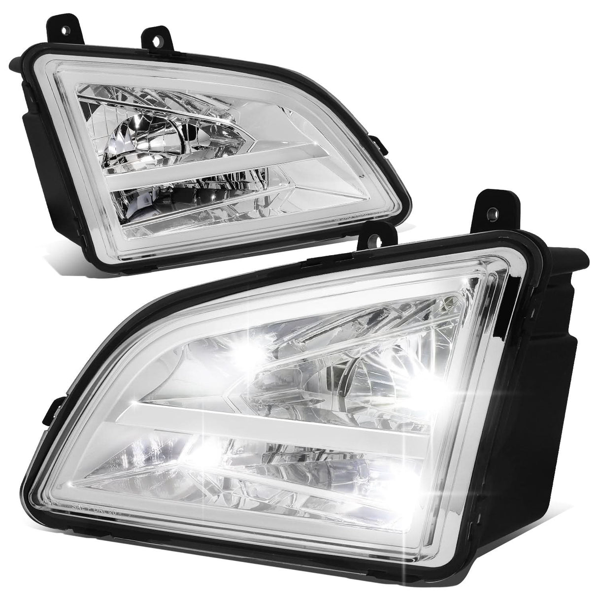 2018-2022 Volvo VNL Full LED Chrome Fog Lights