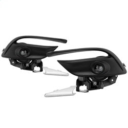 Spyder Mazda 3 17-18 w/Switch LED Fog Lights Clear