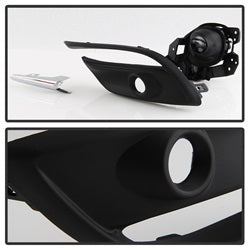 Spyder Mazda 3 17-18 w/Switch LED Fog Lights Clear