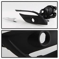 Spyder Mazda 3 17-18 w/Switch LED Fog Lights Clear