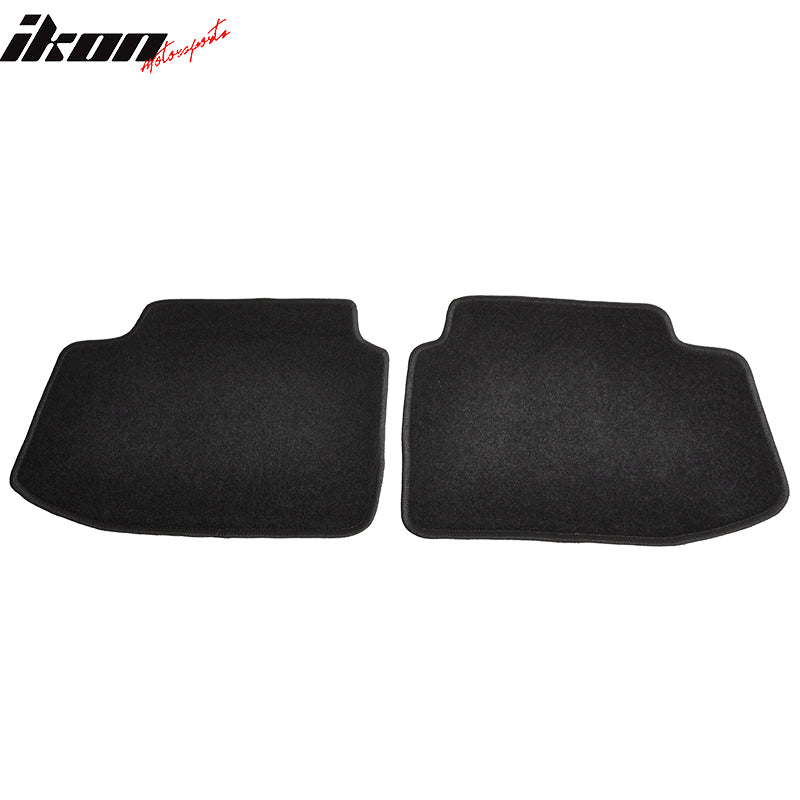Car Floor Mat for 1996-2000 Honda Civic Black Nylon Spoon Carpets 4PCS