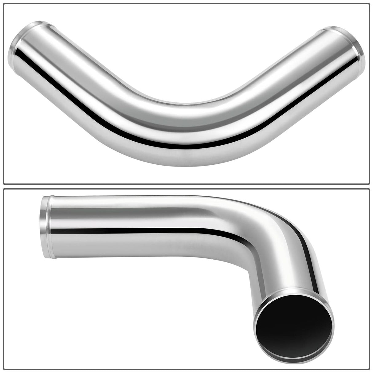 Universal 3.0" Aluminum Intercooler Piping Kit - 8 Piece Set