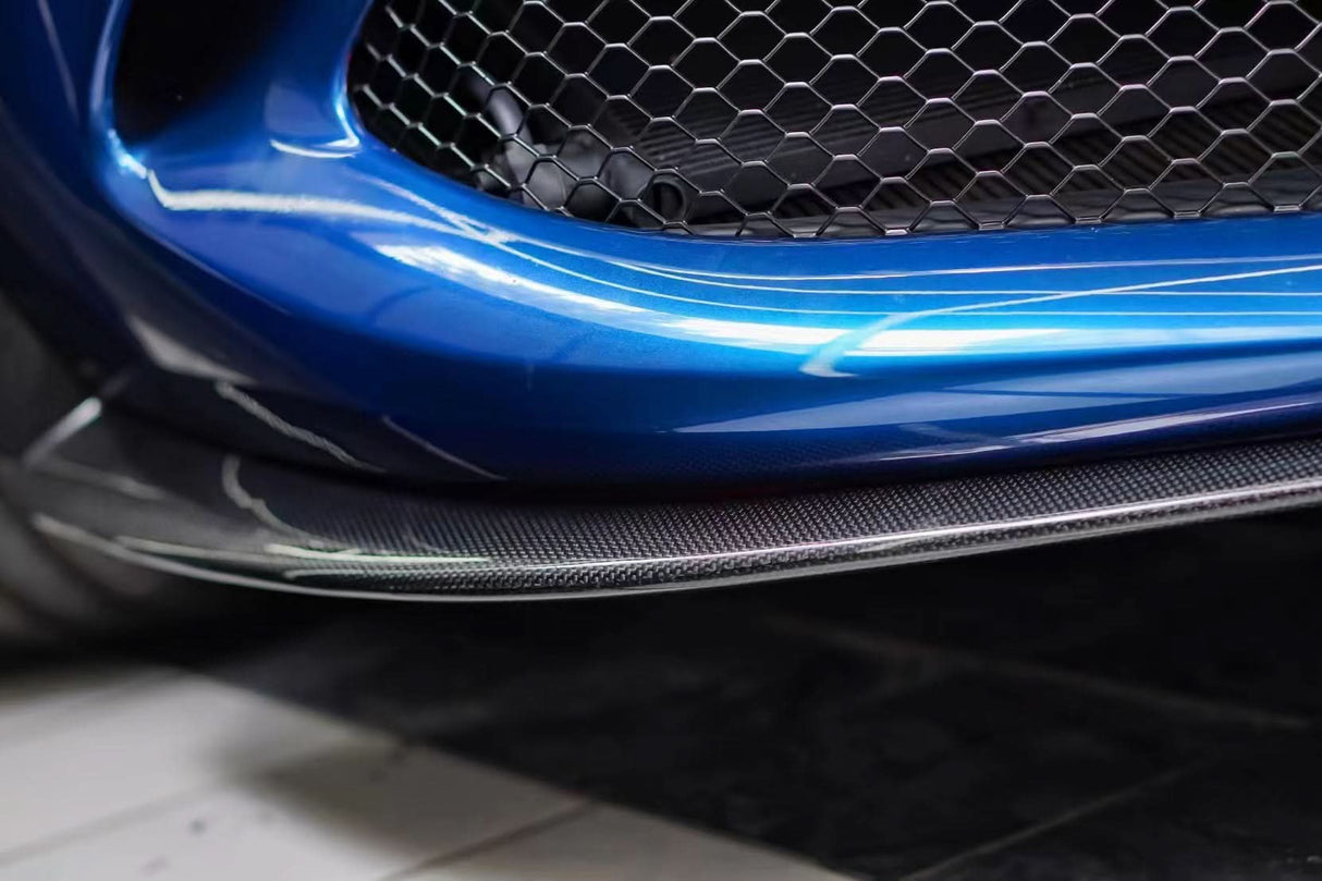 DarwinPRO 2022-2026 Ferrari 296 GTB & GTS Type F171 OE Style Carbon Fiber Front Bumper Lip Splitter