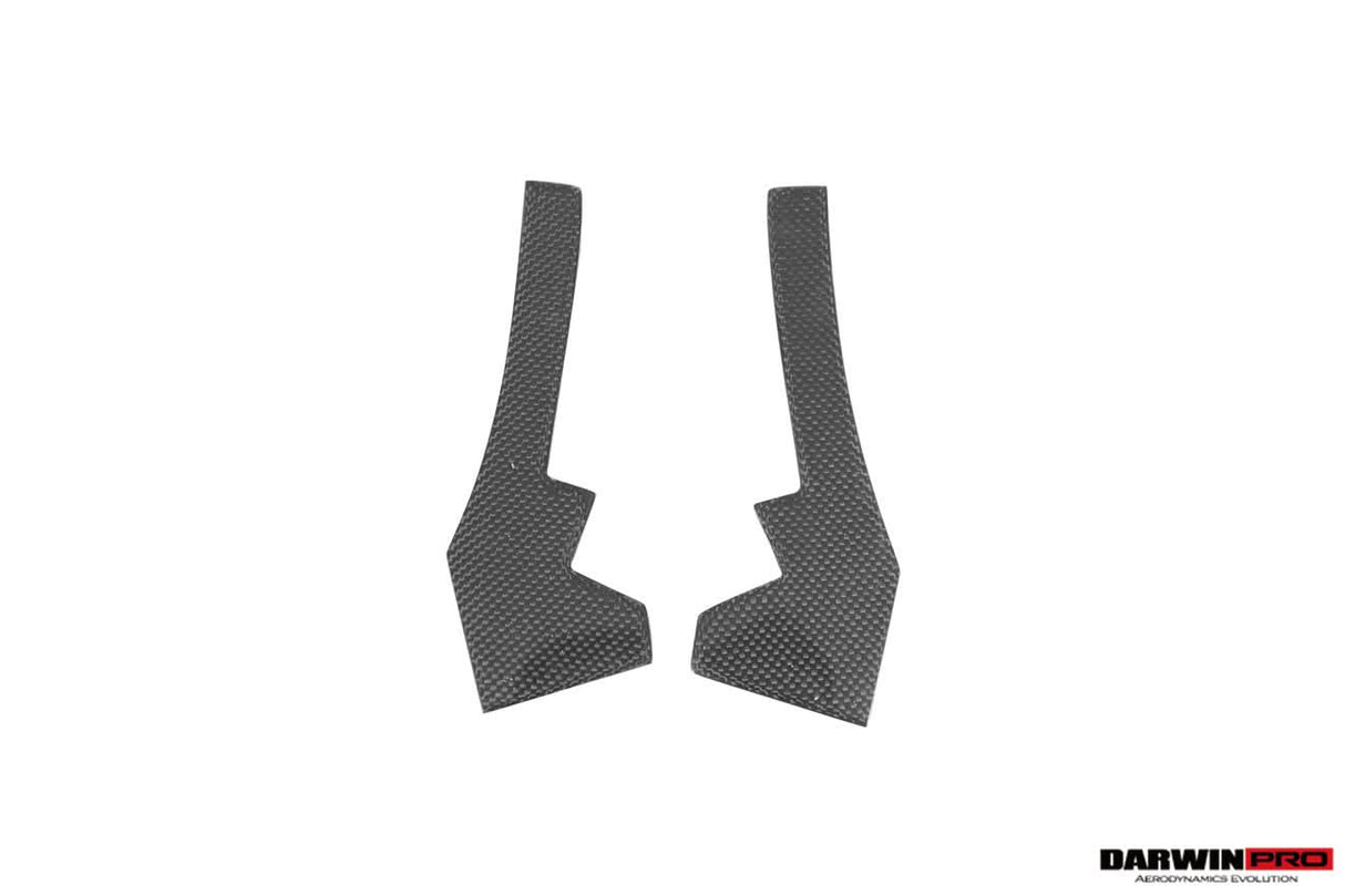 DarwinPRO 2022-2026 Ferrari 296 GTB & GTS Type F171 iMP Style Carbon Fiber Front Bumper Lip Splitter