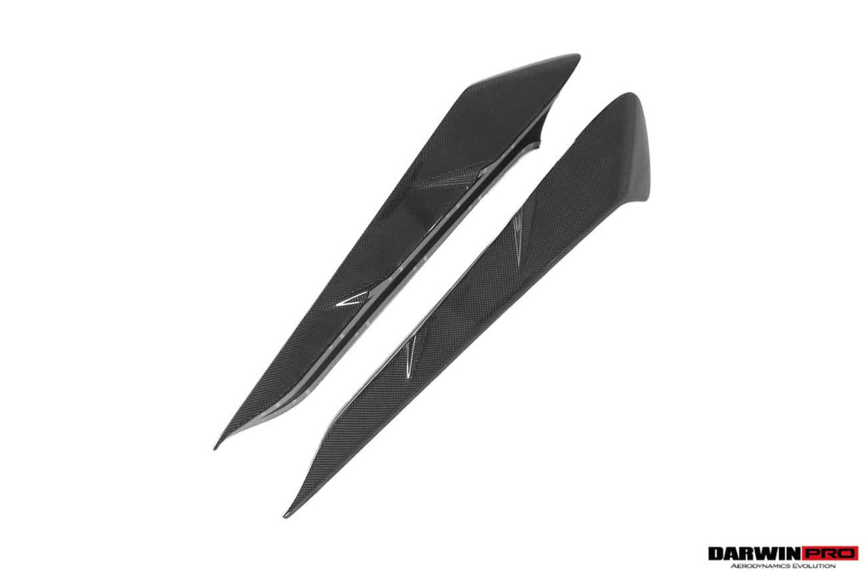 DarwinPRO 2022-2026 Ferrari 296 GTB & GTS Type F171 iMP Style Carbon Fiber Rear Bumper Trim
