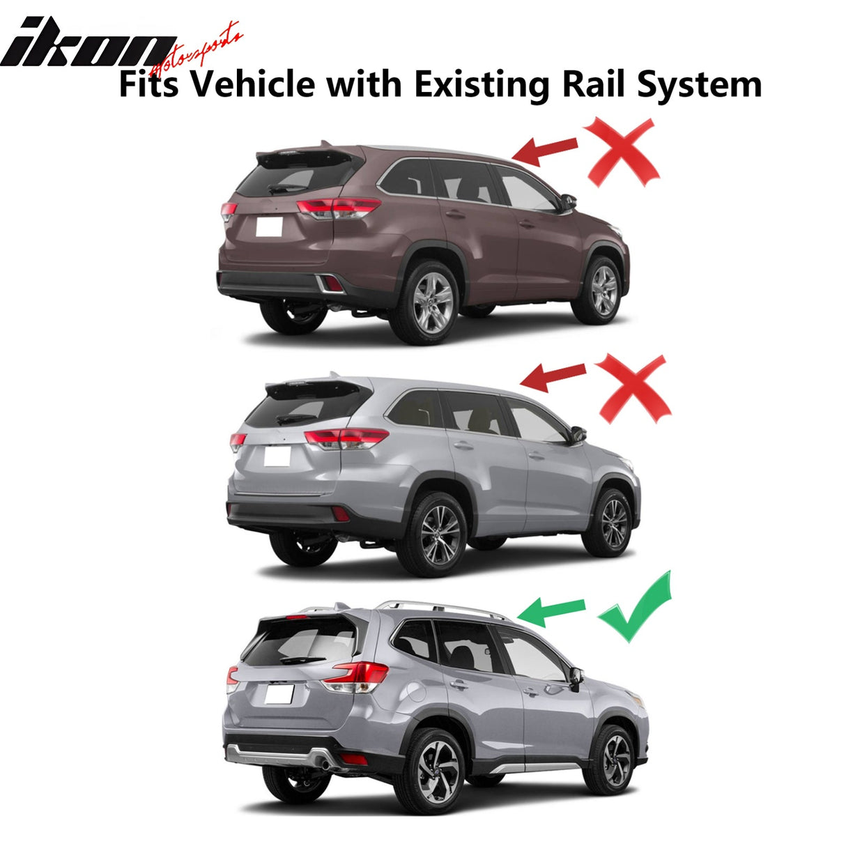 Universal SUV Roof Rack Cross Bar Cargo Luggage Carrier Aluminum