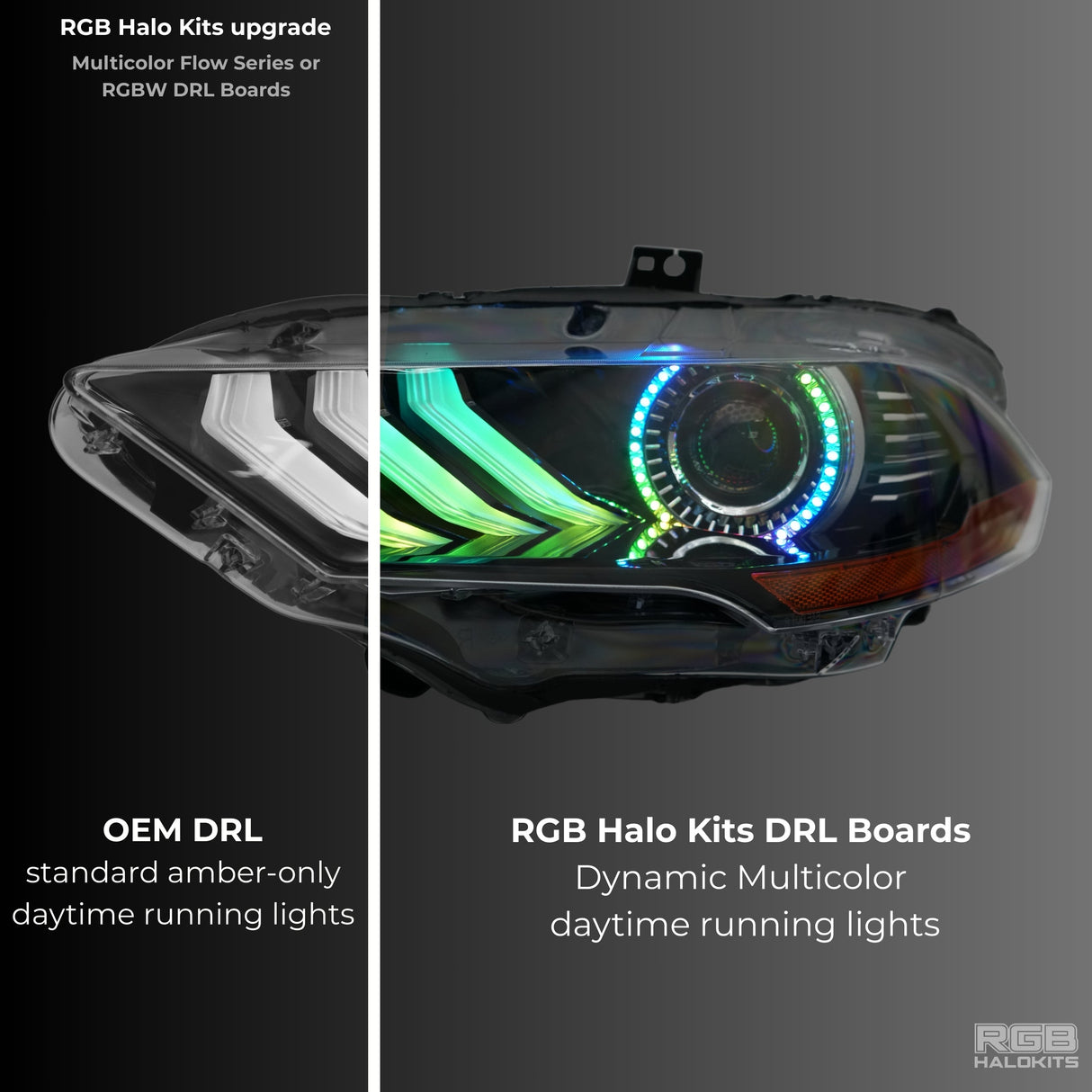 Ford Mustang Flow Series DRL Boards (2018-2023)